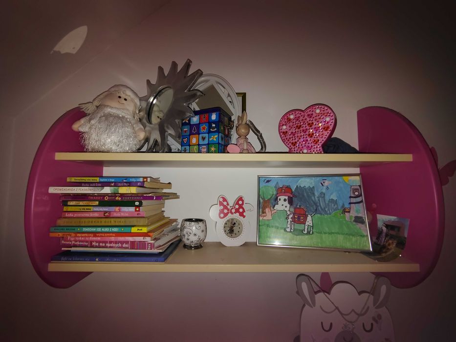 Meblik szafa regał komoda półki dla dziewczynki