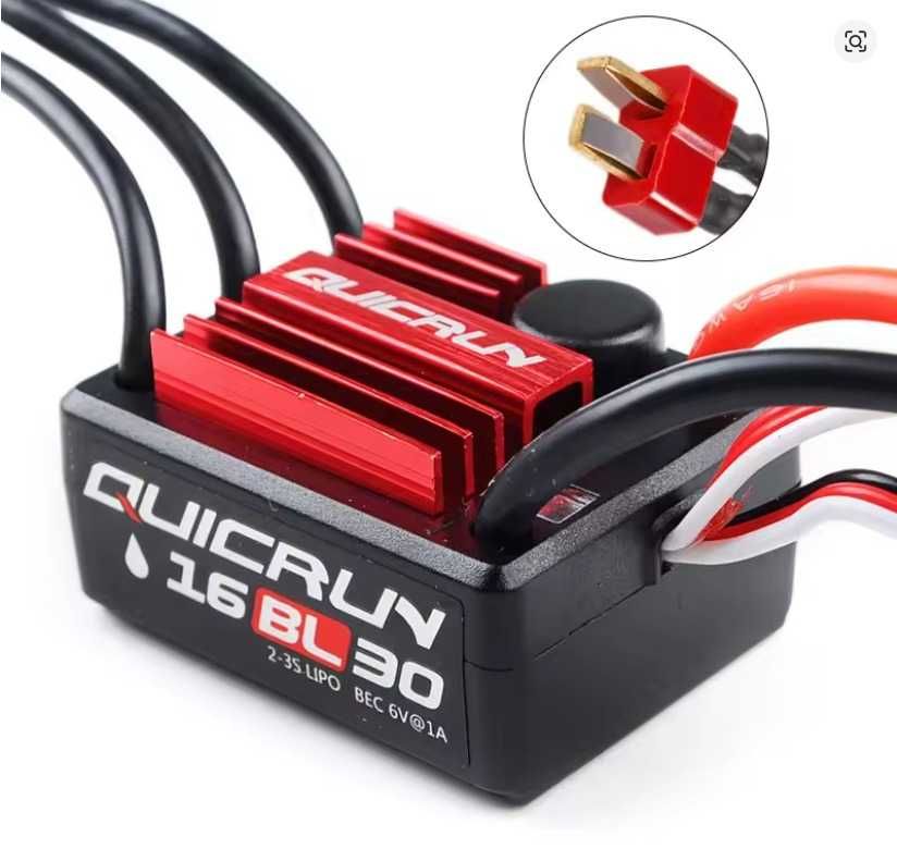 ESC HOBBYWING QUICRUN WP 16BL30 регулятор для RC 1/18 - 1/12 масштабу