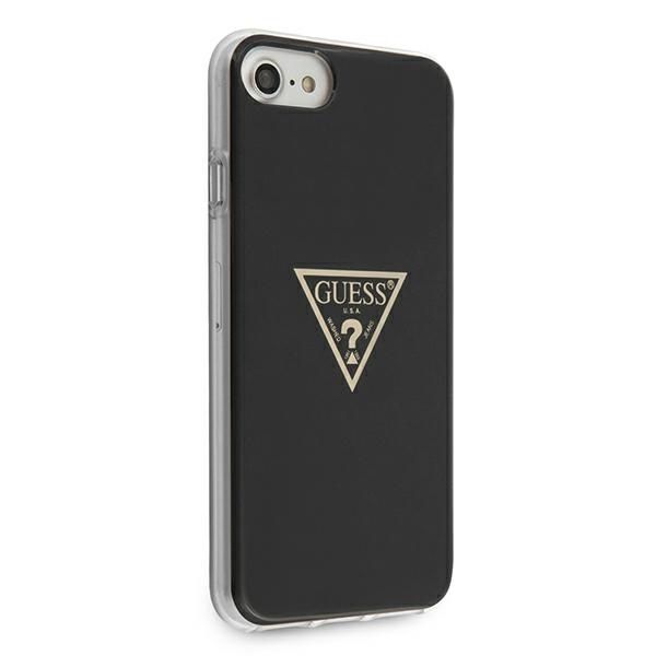 Etui Guess Metallic do iPhone 7/8/SE 2020/SE 2022, Czarny