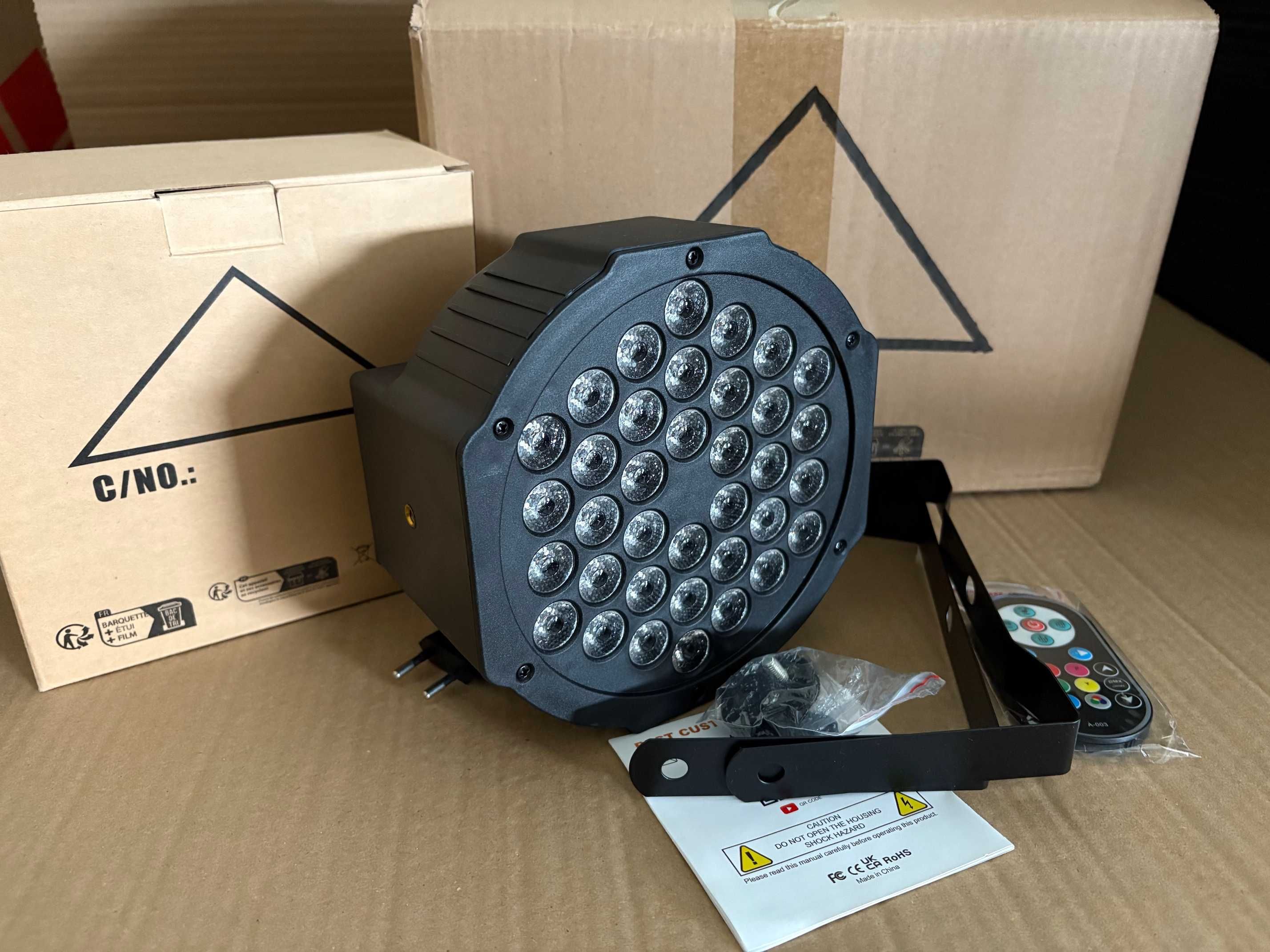 Reflektor sceniczny LED HOLDLAMP DMX Light 36 LED 36x1 + PILOT SLIM