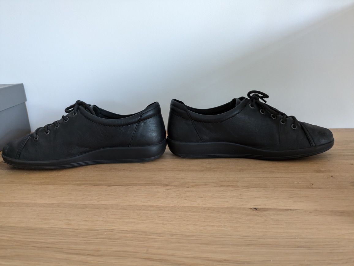 ECCO Soft 2.0 - Niskie skórzane trampki kobiety
