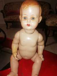 Antiga boneca minerva made em Germany anos 60 N°7 com olhos de vidro