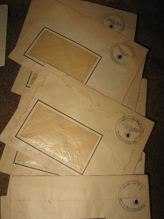 Listy koperta znaczki banknot stempel Niemcy Rzesza AH 2wś Filatelista