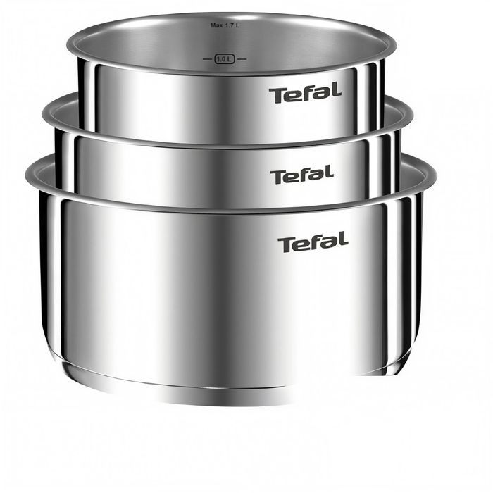 Zestaw TEFAL Ingenio 3 Garnki + 3 Patelnie + 2 x Rączka / 14 Elementów