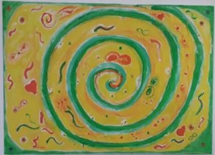 Inspiração Espiral Verde