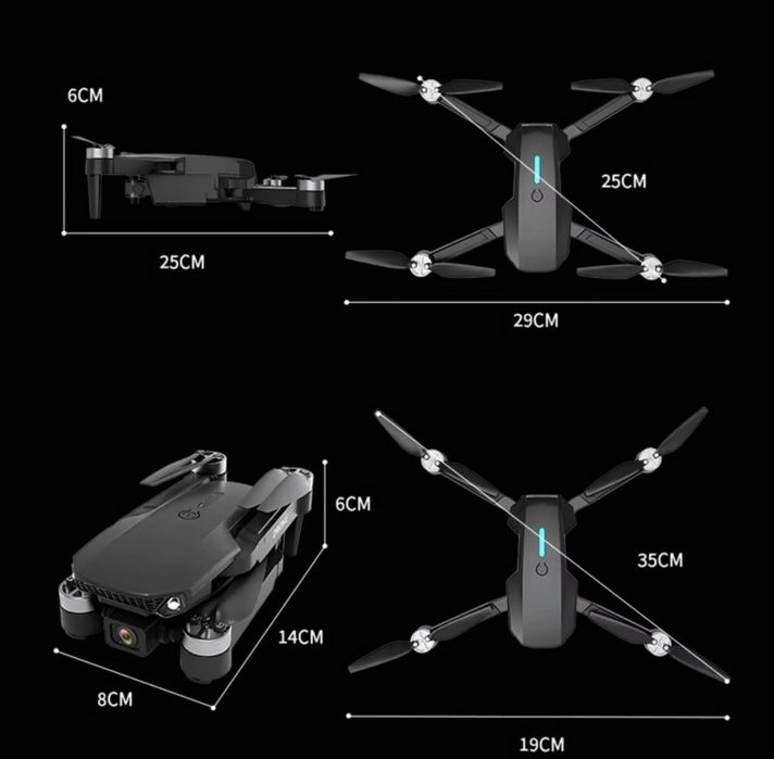 Dron E88 PRO 2 kamery 4K silniki bezszczotkowe zawis pilot aplikacja
