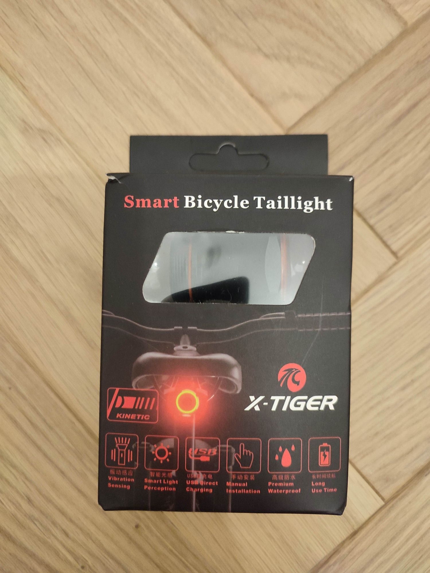 Oświetlenie rowerowe X-tiger LED ONE USB tylne