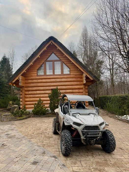 Domek na wynajem z sauna i balią ZADZWON! Quady