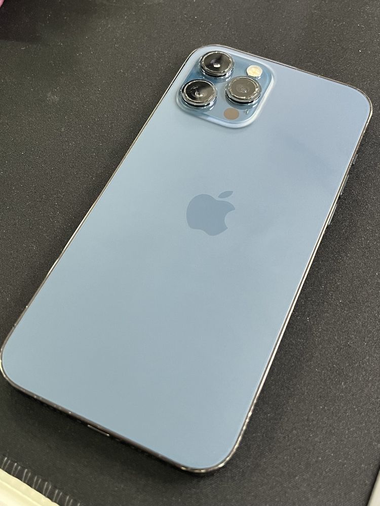 iphone 12 pro max 128gb azul (pelicula, carregadores, capa)