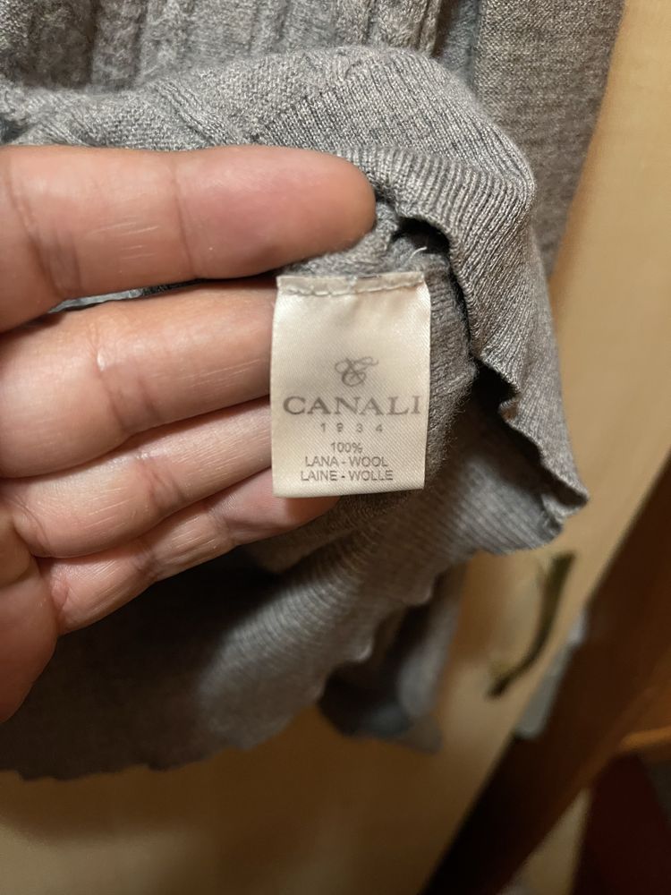 Шерстяний світер Canali / Made in Italy