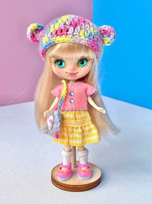 Lalka Petite Blythe custom ooak doll repaint nowa