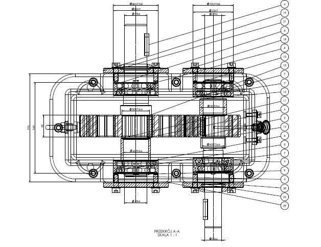 Projekty CAD Inżynieria Mechaniczna maszyny PKM przekładnie modele 3D