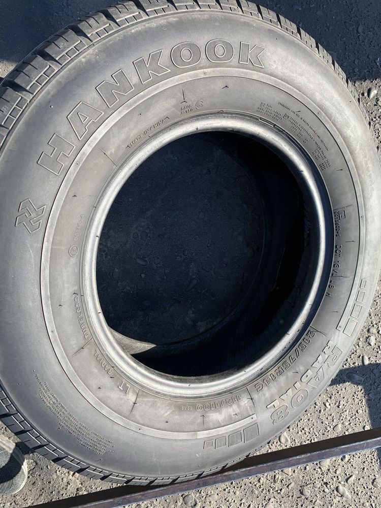 Шини 215 R14C Hankook 8 мм 215 14С