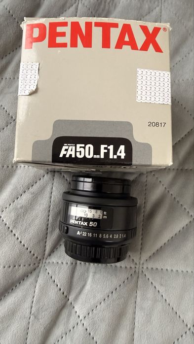 Pentax SMC FA 50mm f1.4. Дуже хороший стан. Оригінал Японія.