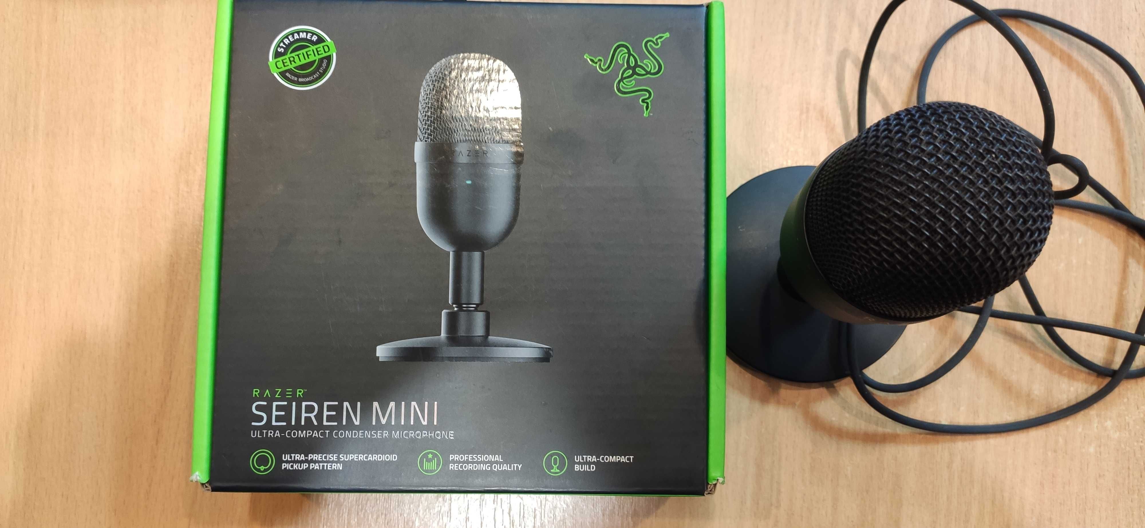 Микрофон для ПК / для стриминга, подкастов Razer Seiren mini Black