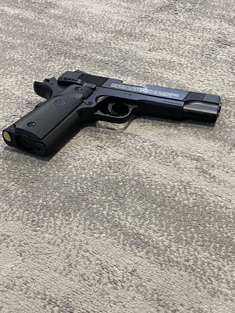 PISTOLA 1911 RED ALERT 4.5 AÇO BLOWBACK TIRO DESPORTIVO (ENVIO GRATIS)