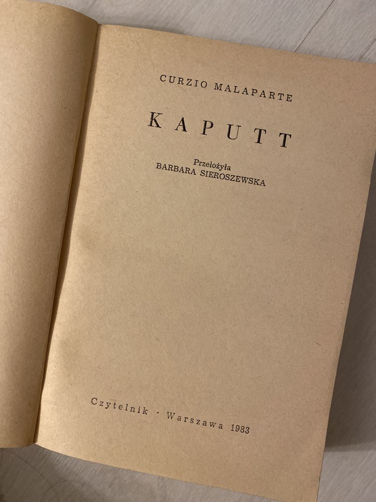 Curzio Malaparte „Kaputt”