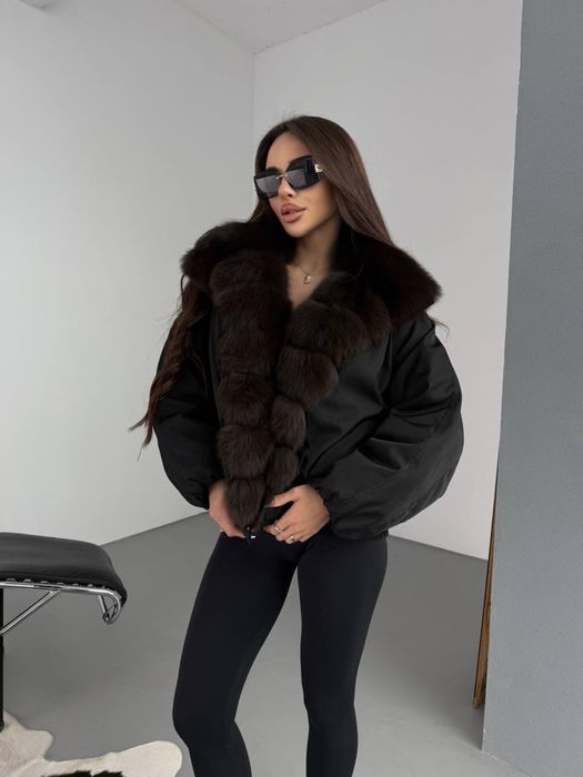 Куртка парка з натуральним хутром