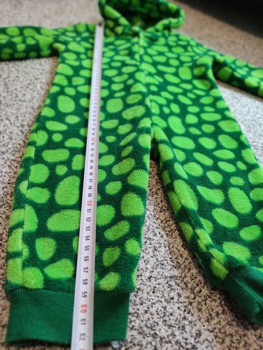 Polarowy pajac kostium strój przebranie smok dinozaur 74