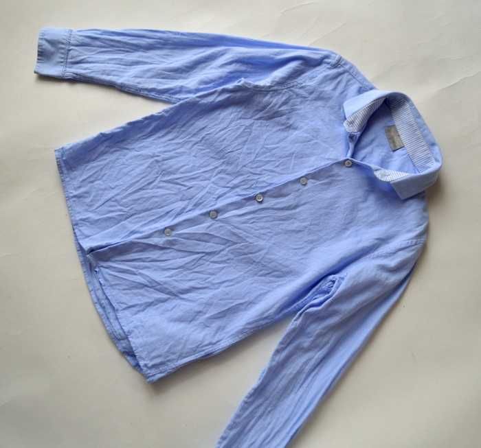 xlo NEXT Koszula Elegancka 134cm 8-9lat Niebieska j.NOWA