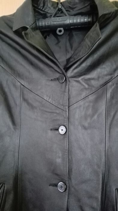 Płaszcz damski skóra