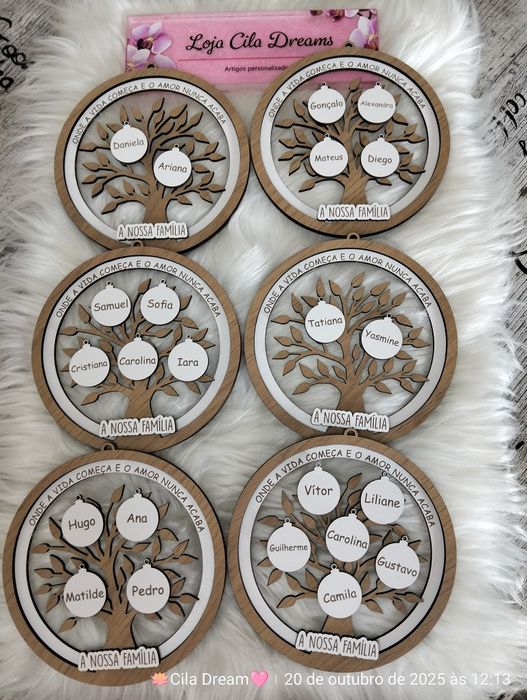 Ornamento Árvore da Família
