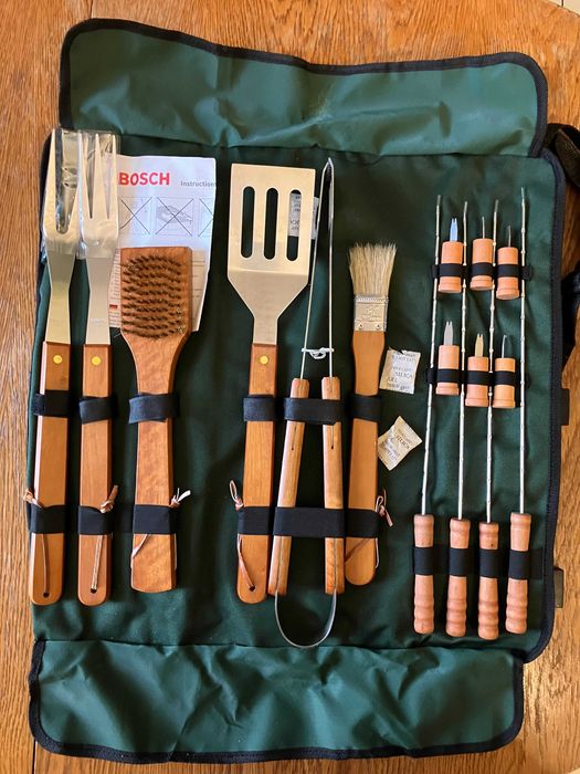 Zestaw, akcesoria do grilla.