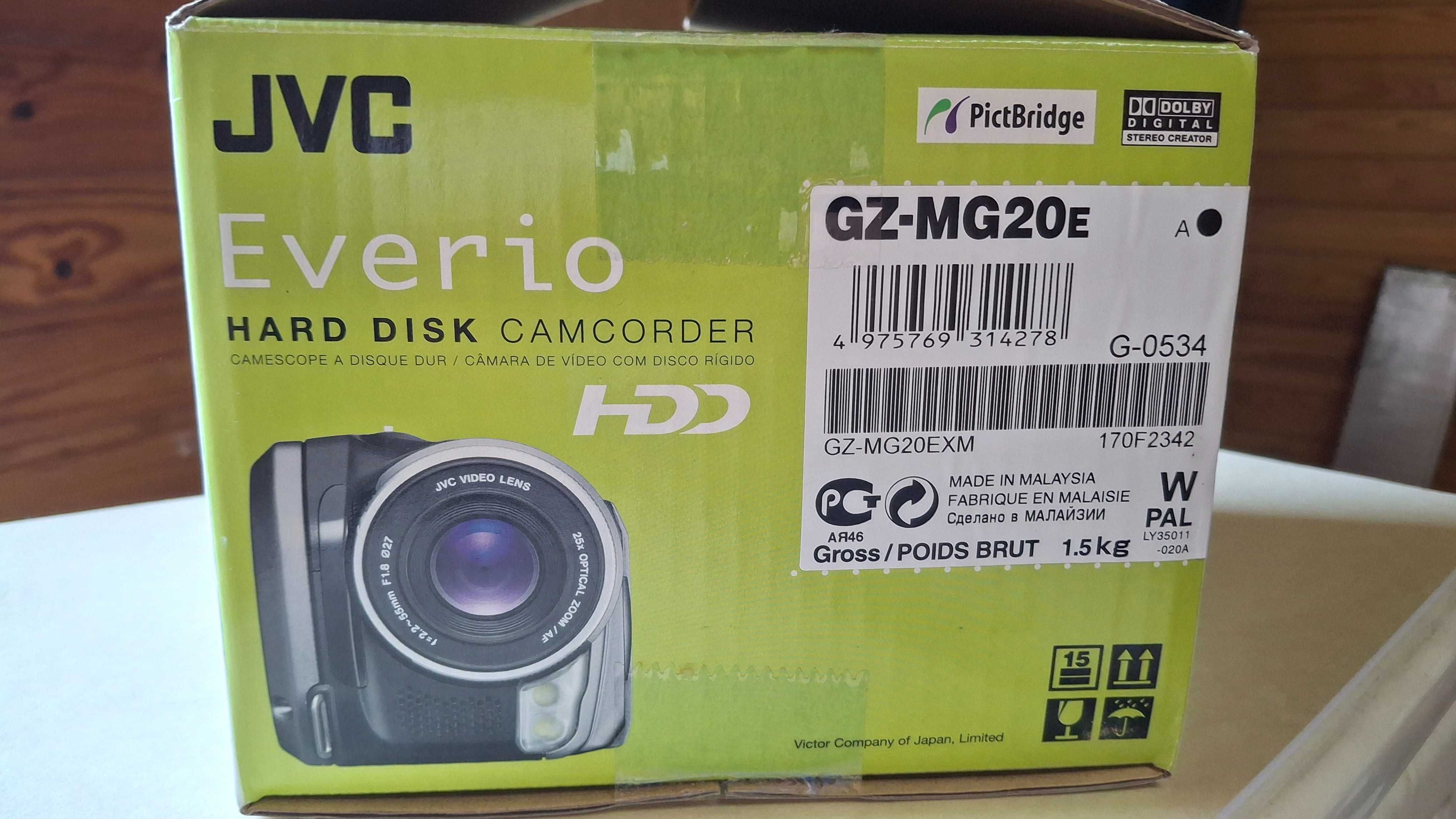 Câmara Filmar JVC GZ-MG20E