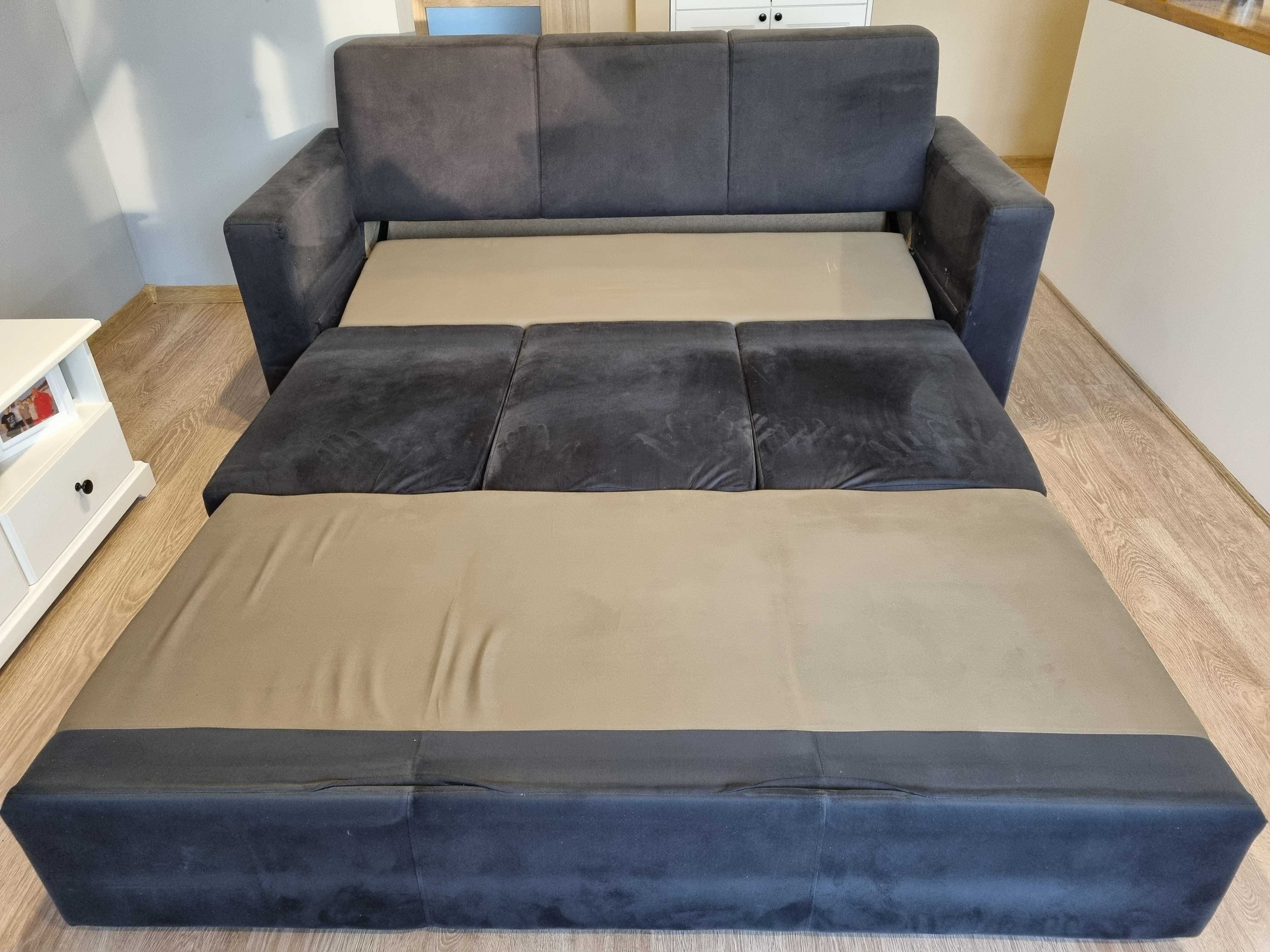 Sofa rozkładana 3-osobowa z funkcją spania
