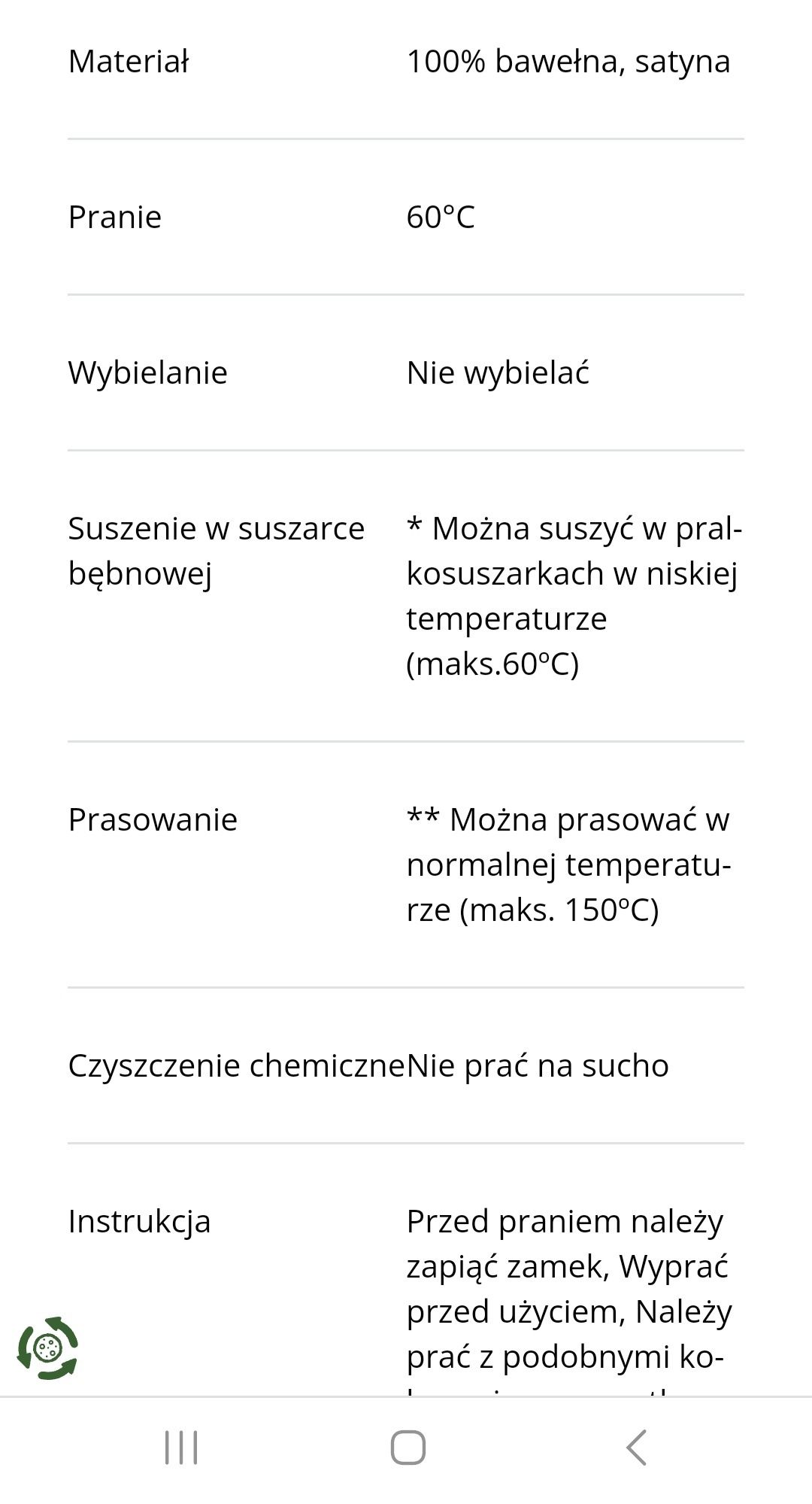 Pościel satynowa nowa 140x200 cm KRONBORG ELLA Jysk