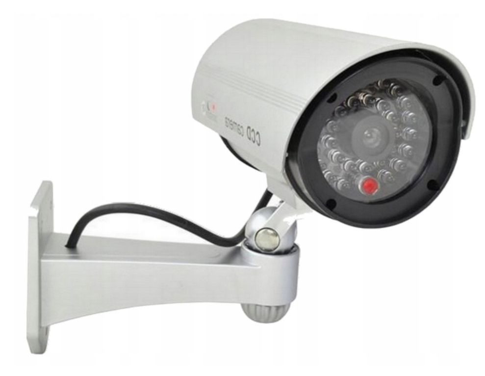 Atrapa Zewnętrzna Kamera Monitorująca Led Dummy