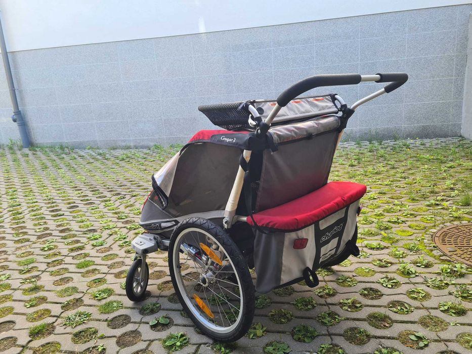 Przyczepka rowerowa Thule Chariot Cougar 2 amortyzowana dla 2 dzieci
