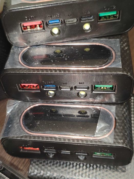 Power Bank 6 * 5000mAH акб 21700 QC PD повербанк Fast Charge 30000mAh