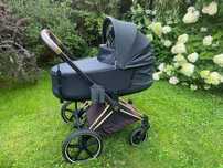 Cybex Priam 2.0 Rose Gold 3w1 czarny dodatki Polecam !!!
