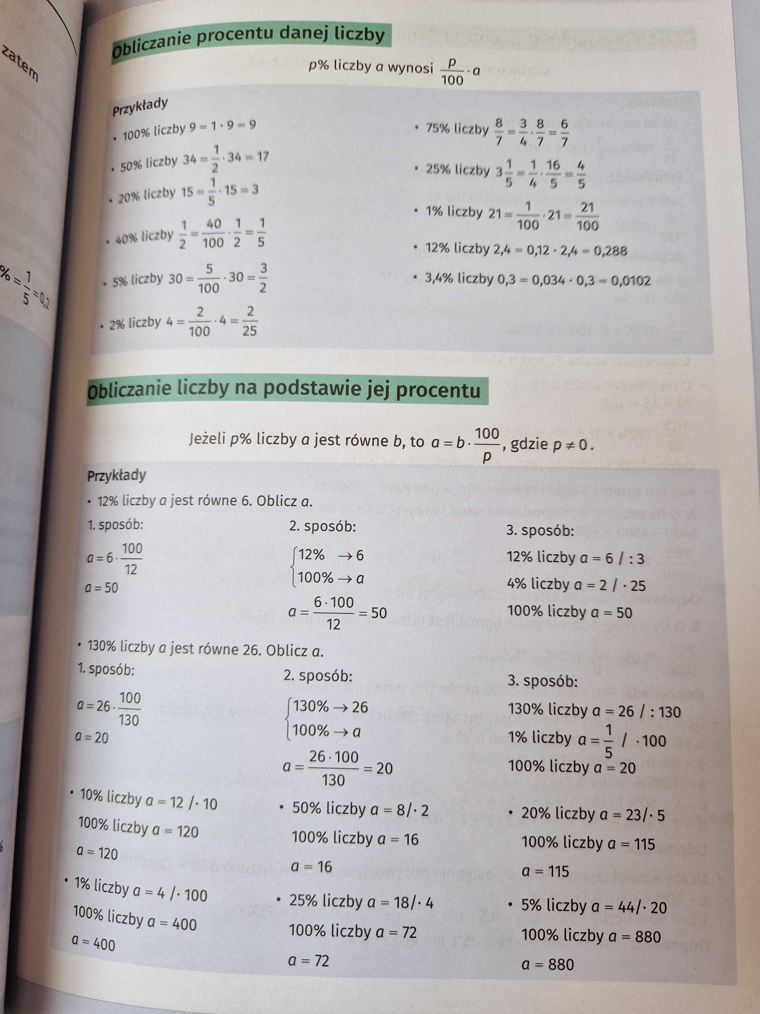 Repetytorium z ćwiczeniami matematyka  egzamin ósmoklasisty