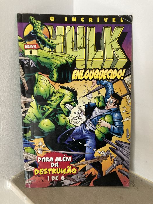 O incrível Hulk Enlouquecido Volume 1 de 6 Marvel 2003