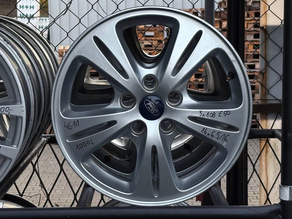 Felgi aluminiowe używane komplet Ford 6.5x16" 5x108 ET50 63.4 FU14611