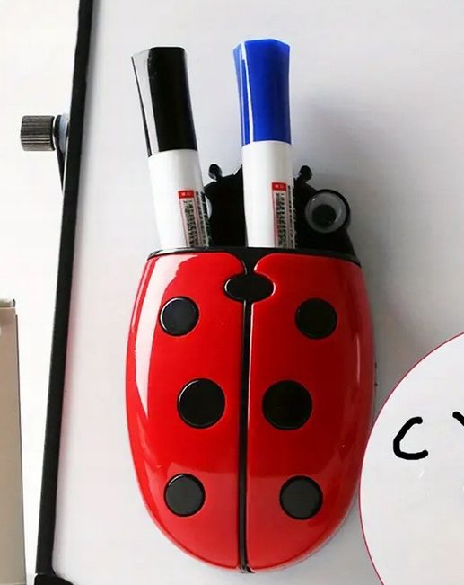 Gąbka ze ścierakiem Magnetyczna Organizer na markery do tablicy Biedro