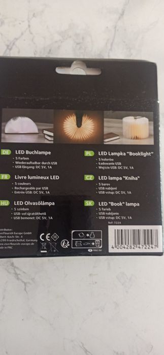 Lampka biurkowa LED USB