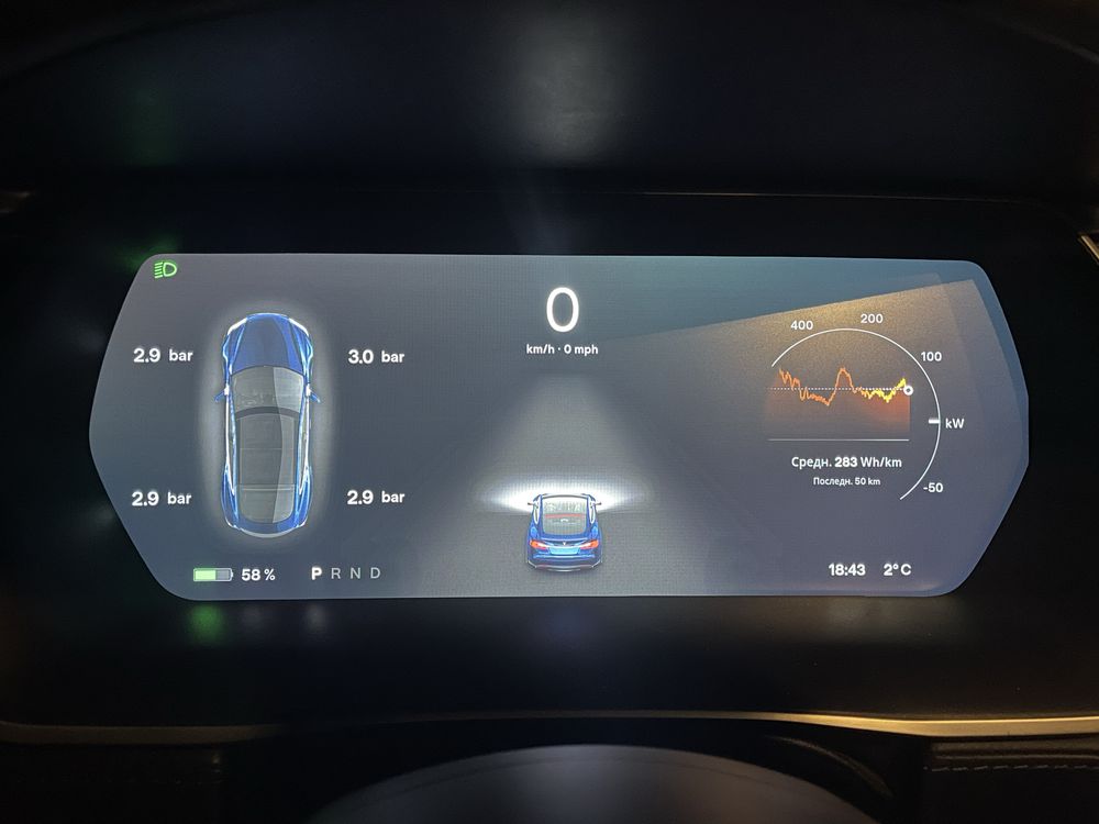 Нова приборна панель, екран, дисплей, монітор для Тесла Tesla model S