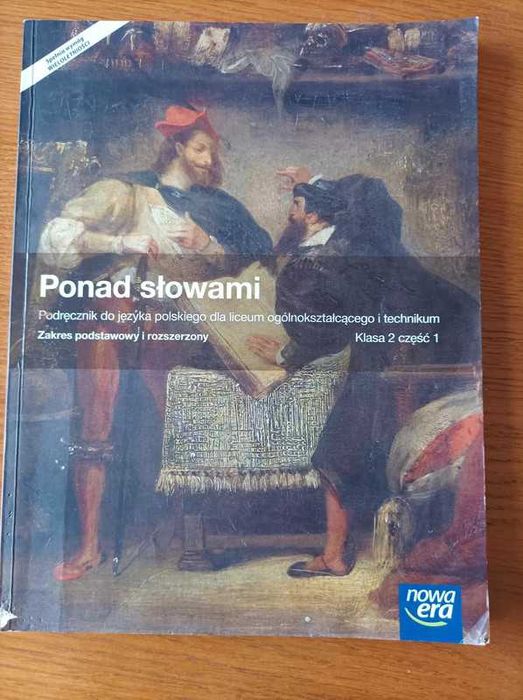 Podręcznik do języka polskiego Ponad słowami, nowa era klasa 2 część 1
