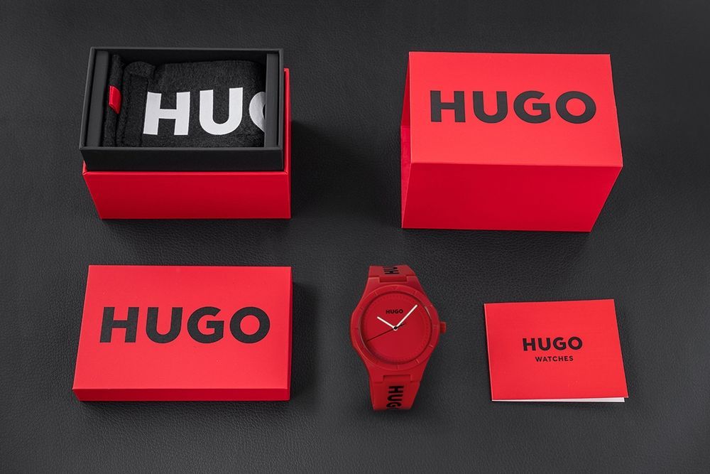 Zegarek Męski Hugo Lit For Him Red 1.530346 + BOX