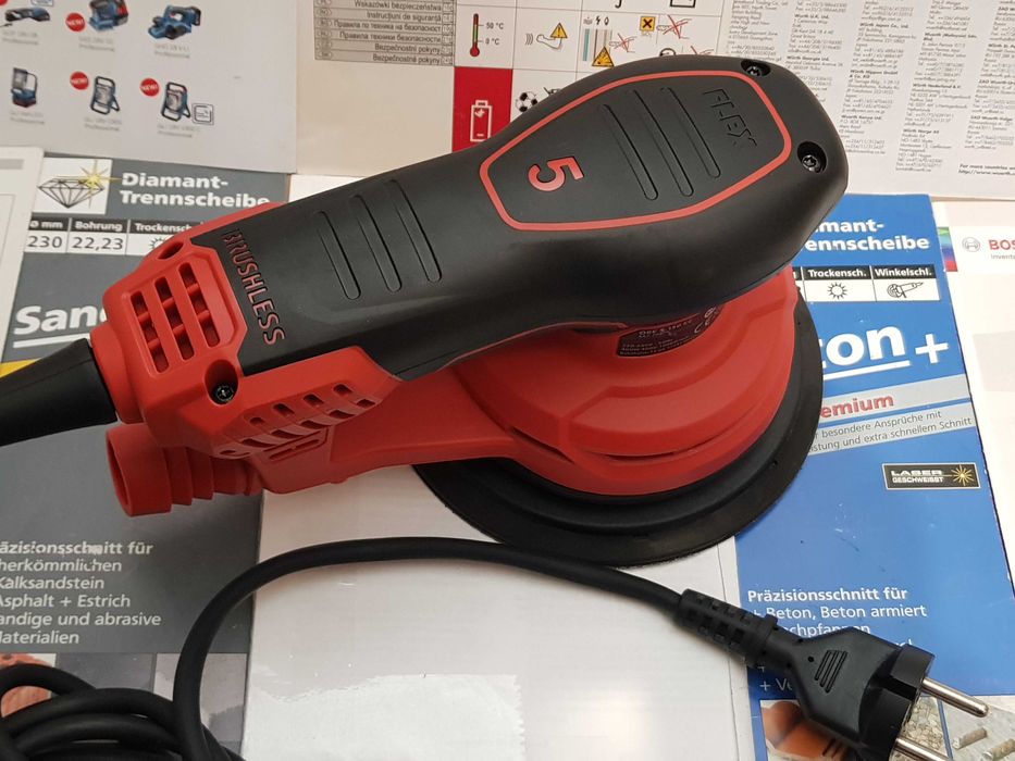 Szlifierka bezszczotkowa FLEX ORE 5-150 EC mimośrodowa Nowa 150/5