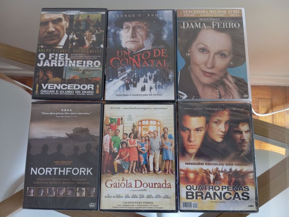 Filmes em DVD originais e embalados