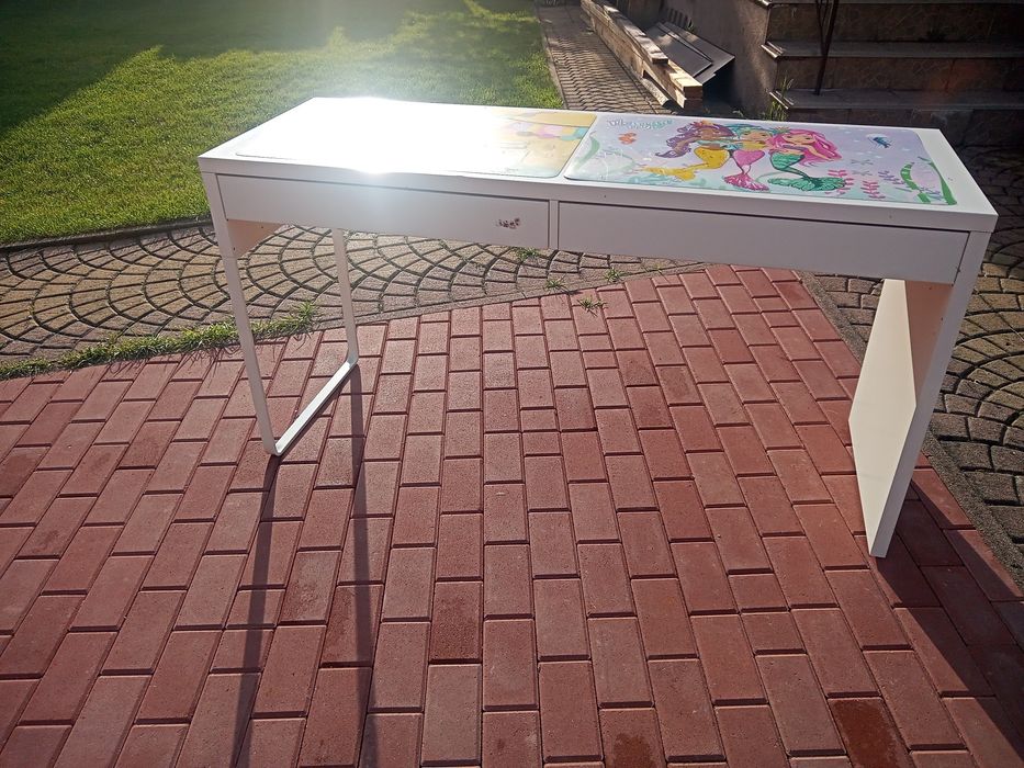Biurko IKEA MICKE białe 142x50