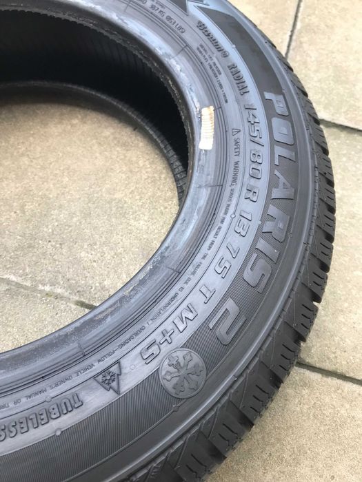 Opony zimowe 145/80/13 145/80R13 75T Barum Polaris 2 Jak nowe 4szt