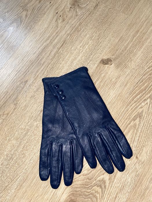 шкіряні рекавички рукавиці s,xs  нові