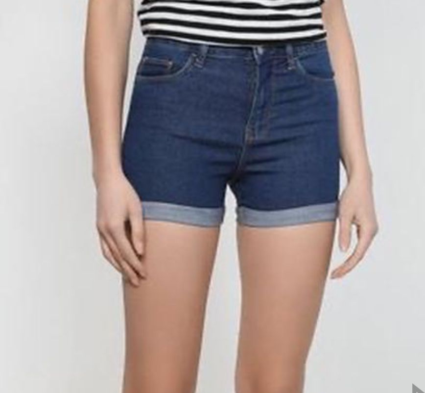 Шорти джинсові з підворотами lcw jeans lc waikiki