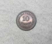Moeda 10 Centavo 1940