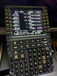 Panel MCDU komputer pokładowy Boeing 737 MSFS 2020 i 2024